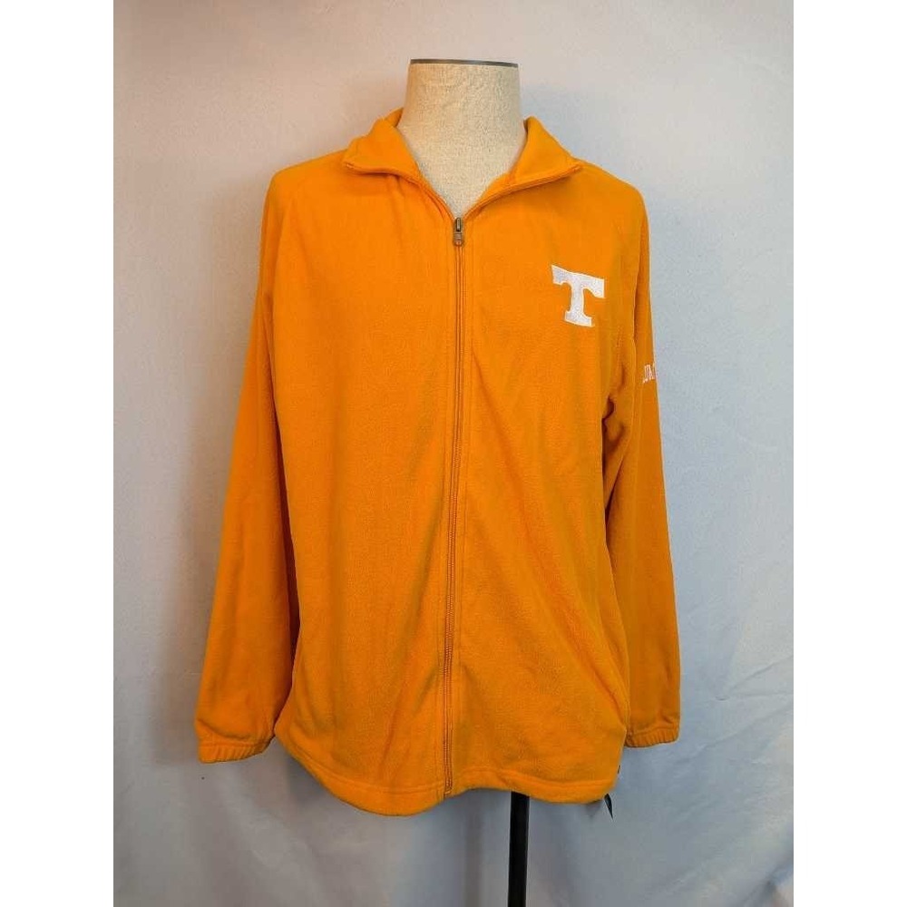 Pro Edge Tennessee Volunteers Orange Fleece Full‎ Zip Jacket Mens Size Large